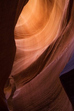Vortex in Lower Antelope Canyon, Arizona, United States.