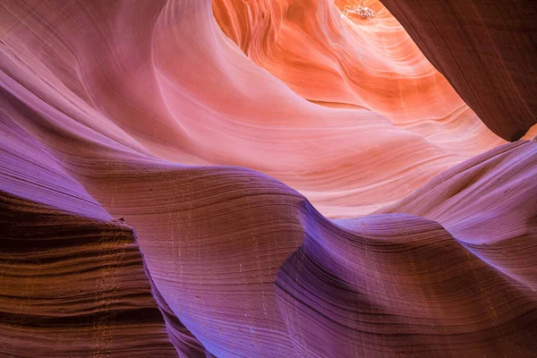 Pierre Soie Lower Antelope Canyon Arizona États Unis — Photo