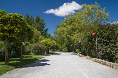 Logrono, İspanya 'daki Ebro Parkı.