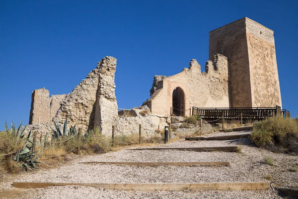 Ruinerna Slottet Alfajarin Aragonien Spanien — Stockfoto