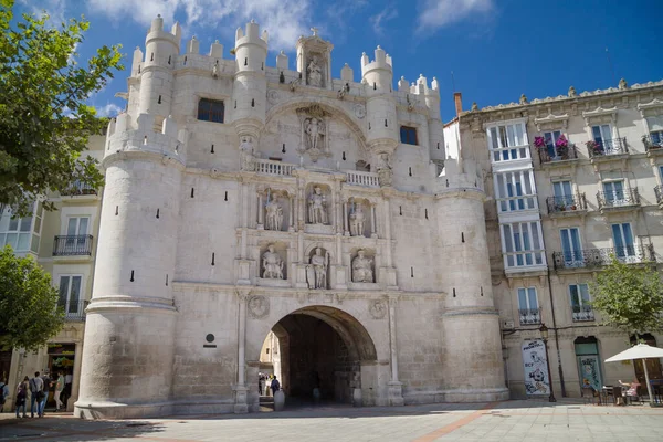 Arch Santa Maria Burgos Spain — Stock Photo, Image