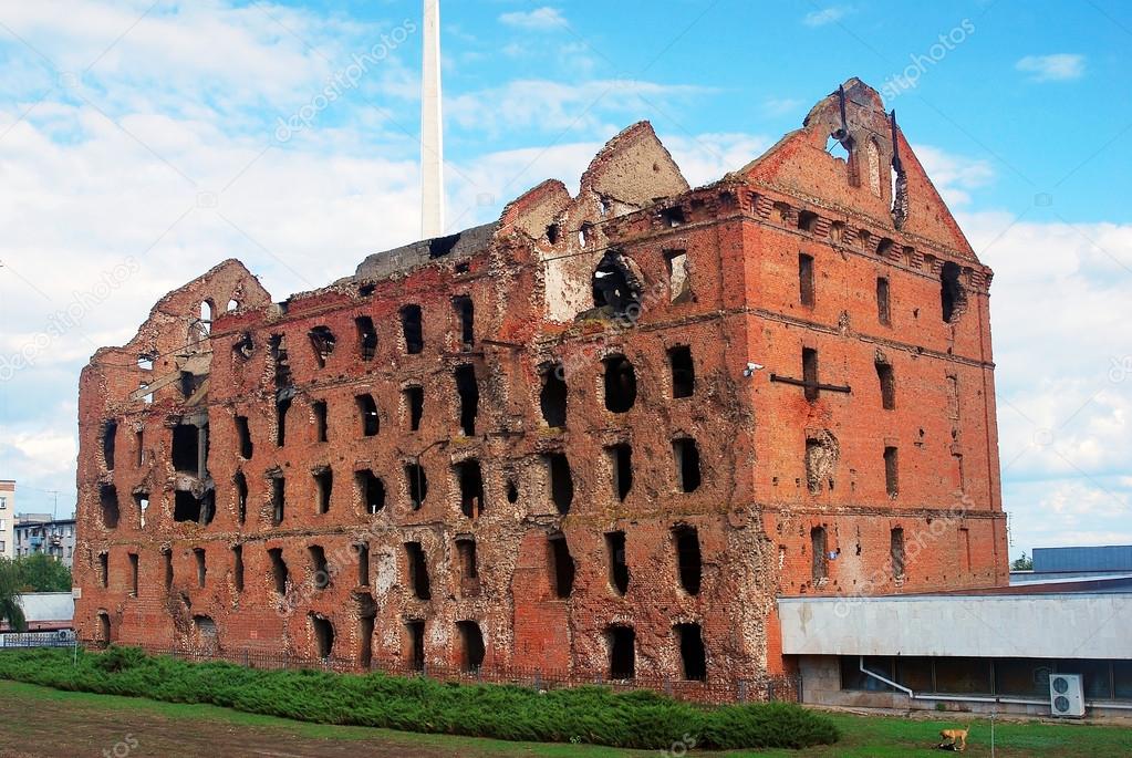 Stalingrad battle war memorial in Volgograd, Russia. ⬇ Stock Photo