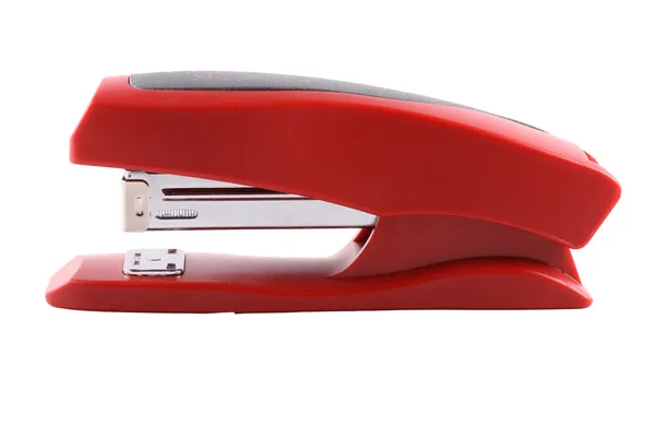 Grampeador vermelho do escritório — Fotografia de Stock