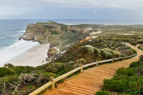 Caminho com bela vista para o mar — Fotografia de Stock