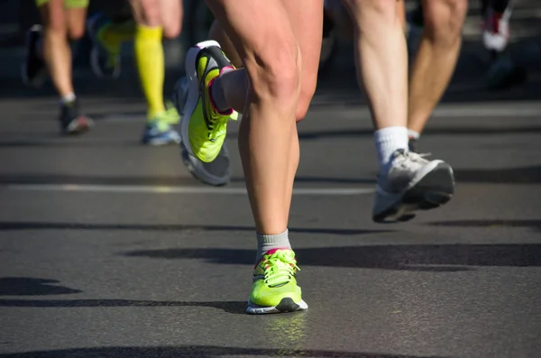 Běžecký závod maratónu — Stock fotografie