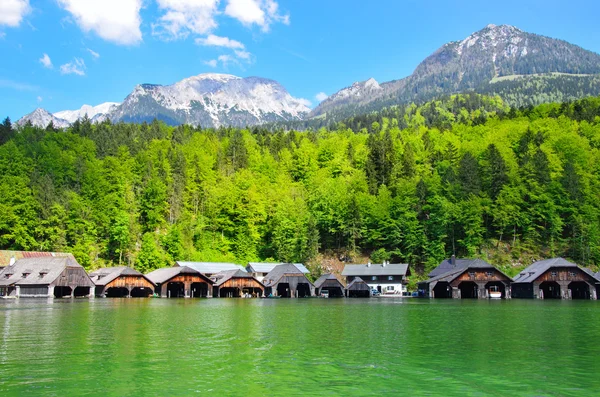 Jezioro Königssee piękne — Zdjęcie stockowe