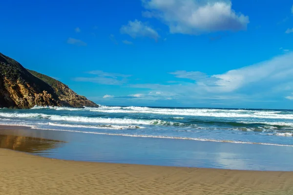 Bella spiaggia oceanica in Sud Africa — Foto Stock