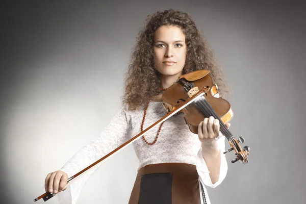 Violinista clássico violinista — Fotografia de Stock