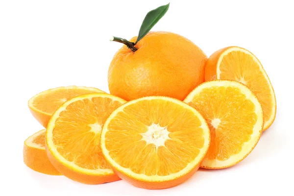 Kromka owoców pomarańczy — Zdjęcie stockowe