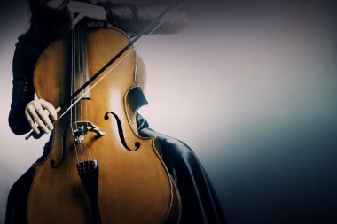 Viyolonsel müzik aleti çalmaya çellist
