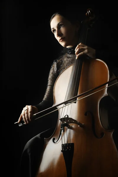 Cello cellist speler klassiek musicus — Stockfoto