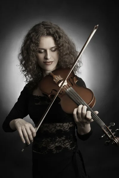 Violin spelare klassisk musiker violinist — Stockfoto