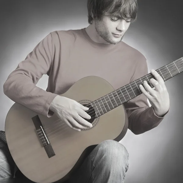 Acoustic guitar guitarist playing