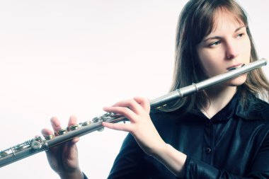 flüt müzik aleti flütçü oynama