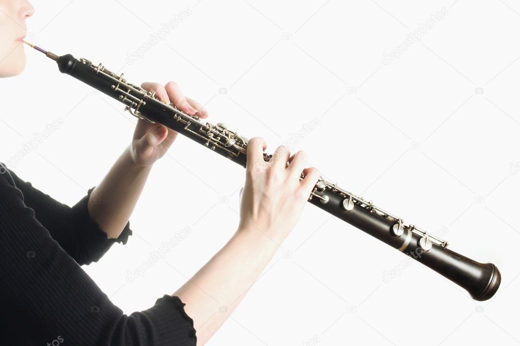 Instrumen musik oboe Stok Foto alenavlad 31442387