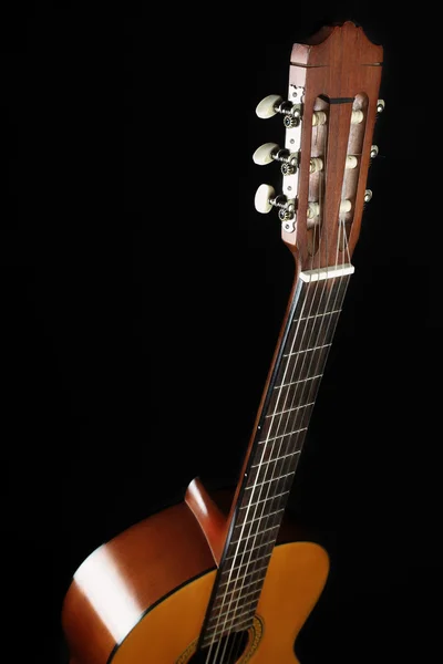 Guitarra acústica cabeza clásica —  Fotos de Stock