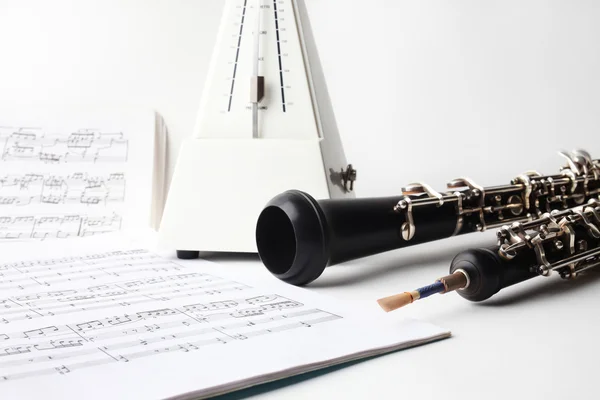 Instrumento de música clássica oboé — Fotografia de Stock