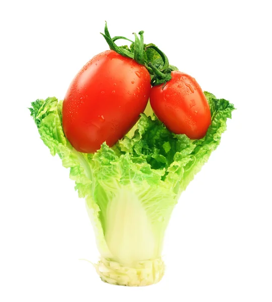 Tomato and cabbage — Stock Photo, Image