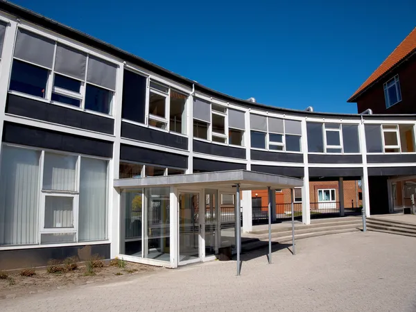 Details of a small office building — Stock Photo, Image