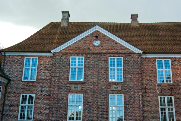 Grote prachtige mansion house Landgoed Kasteel Denemarken — Stockfoto
