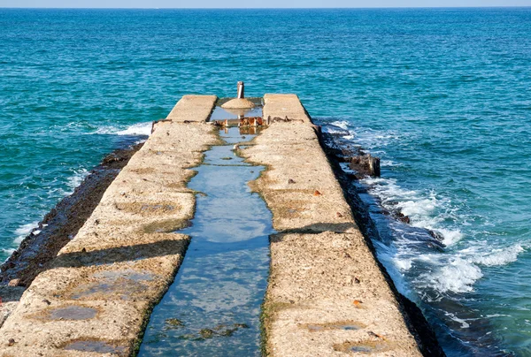 Muelle viejo muelle embarcadero —  Fotos de Stock