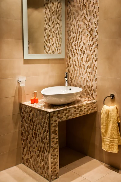 Beautiful Modern Bathroom in Luxury New Home — Stock Photo, Image