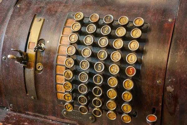 Vintage old cash register — Stock Photo, Image