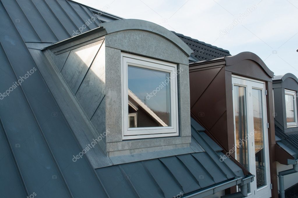 Modern vertical roof windows — Stock Photo © ronyzmbow 22334517