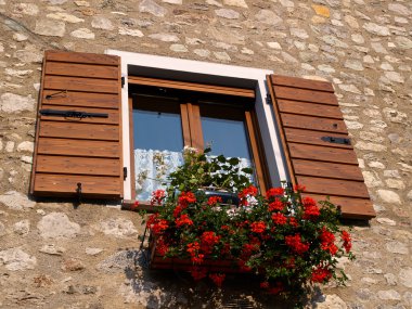 tipik İtalyan yaratıcı pencere