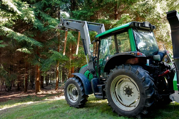 Zwaar machine bosbouw — Stockfoto