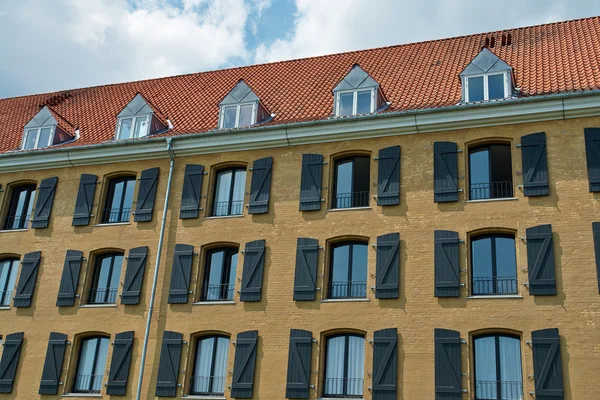 一幢老楼变成了哥本哈根酒店 — 图库照片