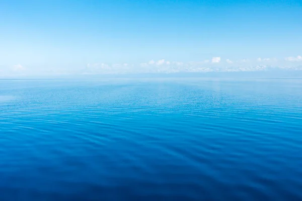 Čistá Struktura Vody Modré Oranžové Barvě Pozadí Oceánu Moře Podsvícené — Stock fotografie
