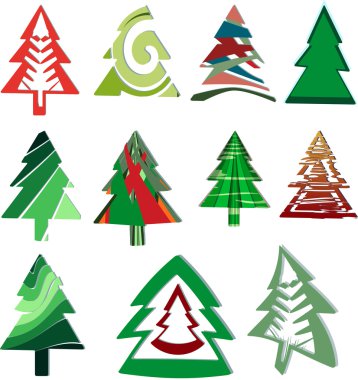 simgeler Noel ağaçları
