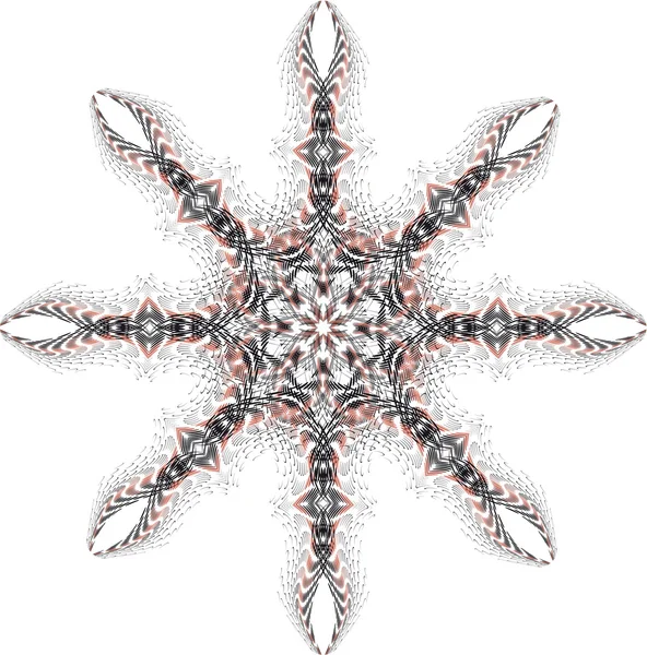 Star in fractal — Stok Vektör