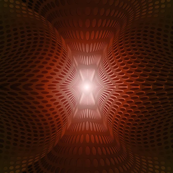 円の赤の抽象的な背景 — ストックベクタ