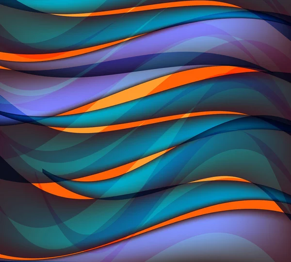 Fondo abstracto ola de agua — Vector de stock