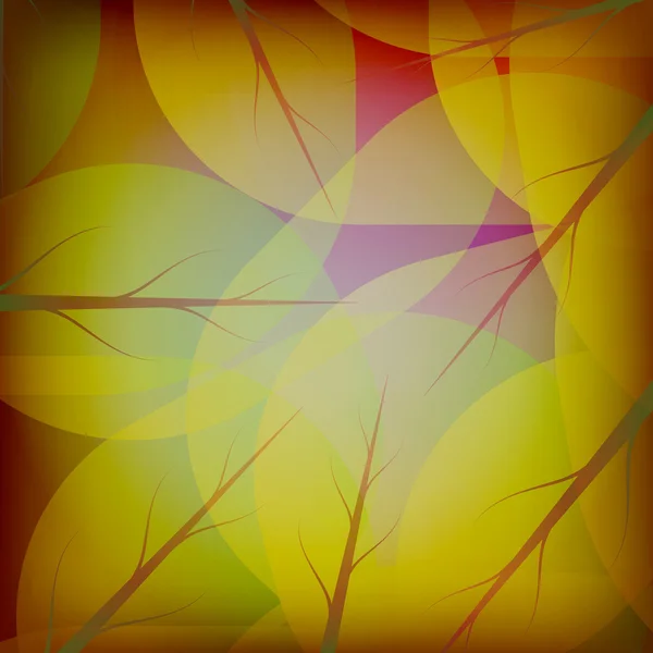 Абстрактне свіже листя дерева — стоковий вектор