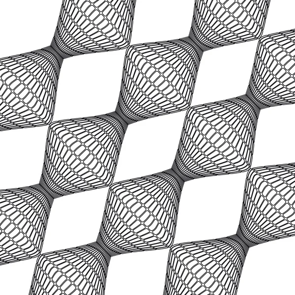 Vector textures retro geometric fractal — Stock Vector