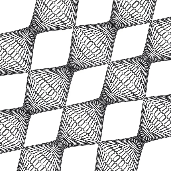 vektör retro geometrik fractal dokular