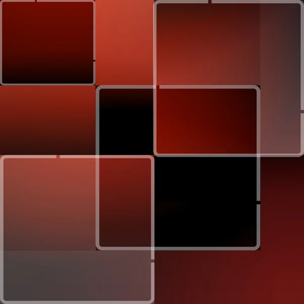Rode mozaïek achtergrond in vector — Stockvector