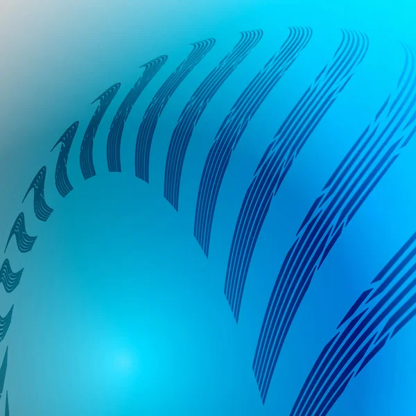 Hintergrund abstrakter blauer Vektor — Stockvektor