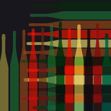 arka plan şarap şişeleri