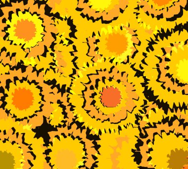 Ayçiçeği sarı arka plan