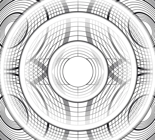 Cerchio geometrico — Vettoriale Stock