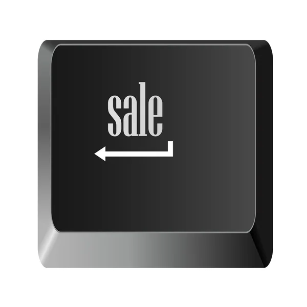 Button to enter sale — Stock Vector