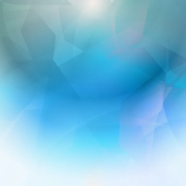 Fondo geométrico azul abstracto — Vector de stock