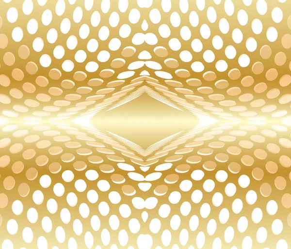 Círculos de fondo abstractos oro rojo — Vector de stock
