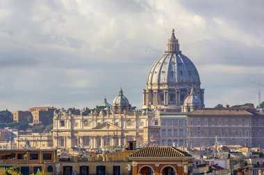 Saint Peter's Basilica in Rome clipart