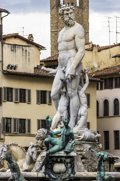 Neptune fountain Royalty Free Stock Images