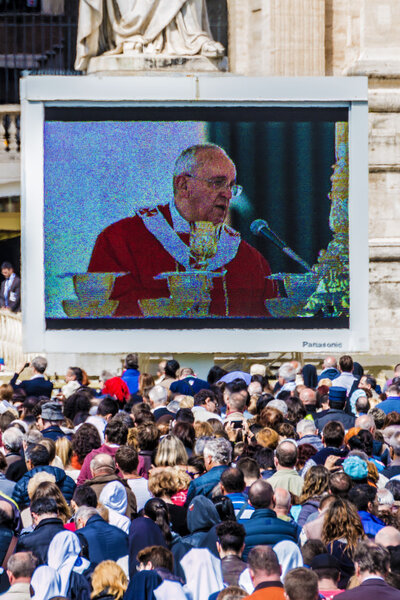 Eucharistic blessing of Pope Francis